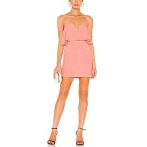 𝅺LOVERS + Friends Pink Mini Dress
